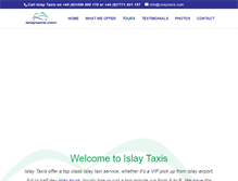 Tablet Screenshot of islaytaxis.com